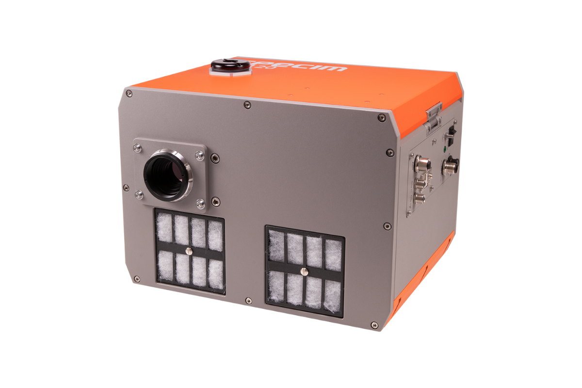 Specim FX120 LWIR hyperspectral camera front view