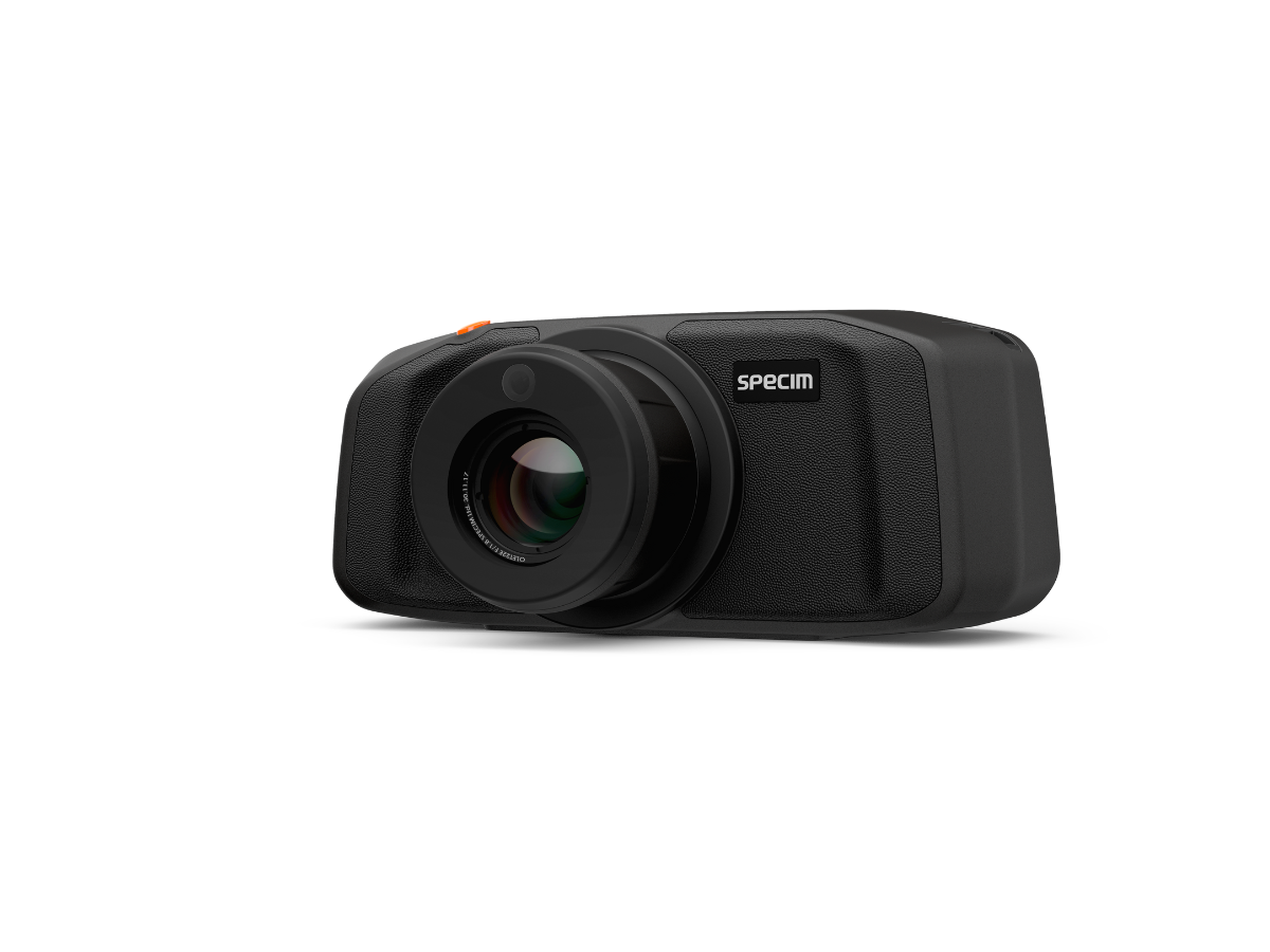 Specim IQ handheld vnir hyperspectral camera front view