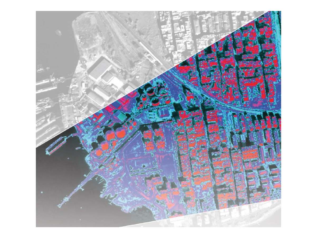 Airborne spectral and monochrom data
