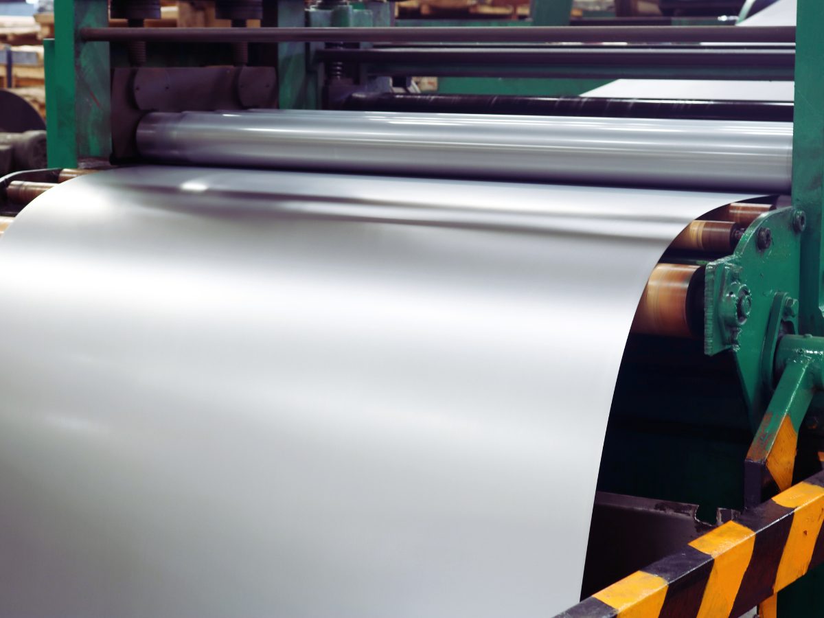 Sheet Metal on rollers