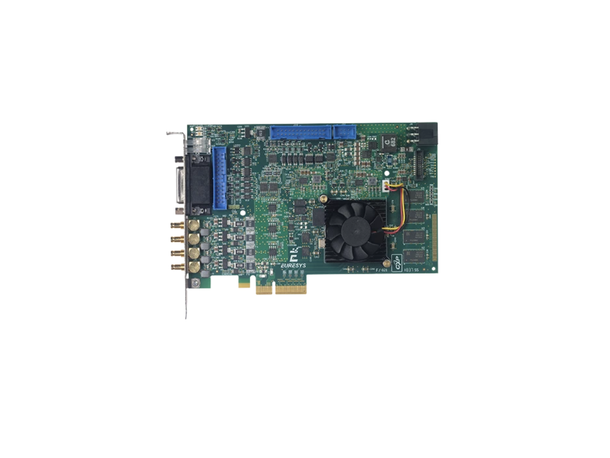 Euresys coaxlink CXP-6 quad frame grabber front view