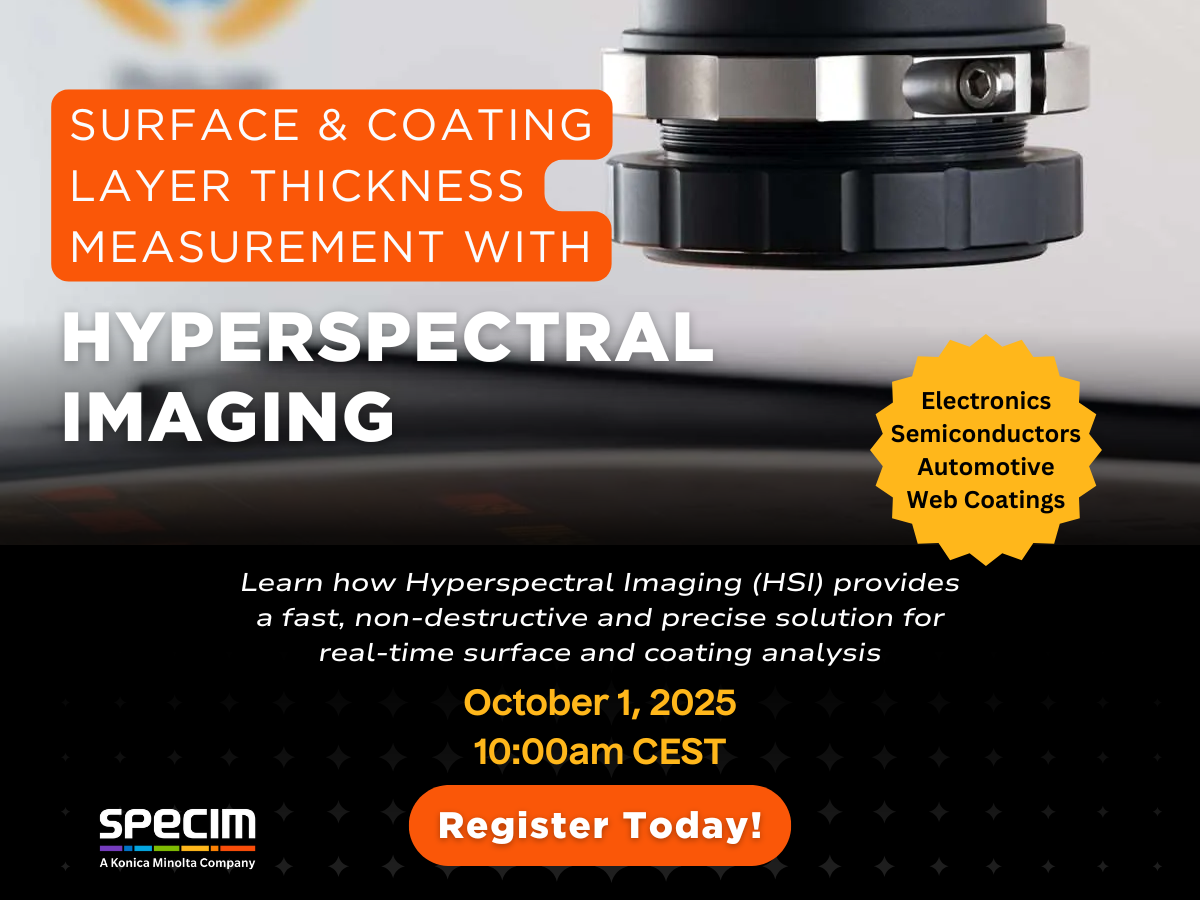 Specim Surface & Coating Layer Thickness Measurement with HSI
